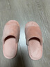 沐候日式木地板靜音居家室內珊瑚絨棉拖鞋女春秋軟底男家用情侶 櫻花粉(柔軟珊瑚絨) 35-36 曬單實(shí)拍圖