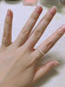 DAISY DREAM925銀極細施家珍珠戒指小眾氣質(zhì)疊戴指環(huán)法式復古七夕送女友禮物 施家珍珠戒指2mm【16號粗指圍】 曬單實(shí)拍圖