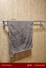 虎先森免打孔毛巾架浴室置物架厕所太空铝卫生间挂双杆毛巾杆 实拍图