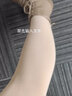 寶娜斯480D打底褲襪女外穿春秋季加厚加檔光腿絲襪女連褲襪連腳連體 黑1膚1 均碼 【480D單面加襠】8-18℃ 曬單實(shí)拍圖