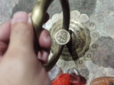 北禾中式仿古大門拉手純黃銅門環(huán)門把手實心拉環(huán)老式古建木大門銅配件 直徑17.5cm古銅色【一個】 曬單實拍圖