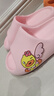 B.Duck小黃鴨童鞋女童拖鞋女孩四季一字拖鞋室內家居鞋卡通5901粉色30 曬單實(shí)拍圖
