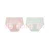 愛慕（Aimer）內(nèi)衣女式內(nèi)褲春夏【2件包】凈痕蕾絲中腰平角褲AM23B071 S  曬單實(shí)拍圖