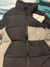 MQD童裝三防抗菌絨兒童立領(lǐng)羽絨服冬男童女童羽絨外套 黑色 150 (2XL) 曬單實(shí)拍圖