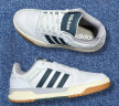 adidas ENTRAP休闲运动板鞋小白鞋少年感复古篮球鞋男子阿迪达斯 白/蓝绿 40.5 实拍图