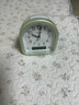 SEIKO日本精工時鐘學(xué)生宿舍指針式鬧表溫濕度功能 貪睡夜燈個性鬧鐘 珍珠綠色 曬單實拍圖