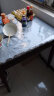 美凡居（meifanju）透明桌垫桌布防水防油防烫桌面垫pvc餐桌垫隔热垫茶几书桌软玻璃 【无味防渗】磨砂款2.0mm 90*90cm 实拍图