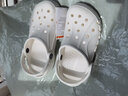 卡駱馳（crocs）洞洞鞋男鞋女鞋 2025夏季新款貝雅卡駱馳戶外運動透氣沙灘涼拖鞋 貝雅基礎款/白色/主推/偏大一碼 36 -37 M4W6/內(nèi)長22cm 曬單實拍圖
