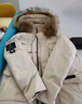 雅鹿短款工裝羽絨服女冬季2025新款時(shí)尚加厚派克服貉子大毛領(lǐng)外套 燕麥色 M (170) 【建議110-125斤】 曬單實(shí)拍圖