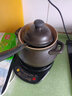 壺福（HF） 壺福電燉鍋砂鍋全自動(dòng)家用陶瓷電沙鍋燉湯煲湯瓦煲罐耐高溫陶瓷煮粥大容量 【內無(wú)釉】 5.5L 煲C+黑底座A 曬單實(shí)拍圖