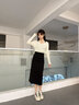 MARY JSTNI小白鞋子女2025新款厚底內(nèi)增高春夏女鞋薄款透氣百搭運動休閑板鞋 HK930楊冪同款 皮面單里 四季款 38 曬單實拍圖