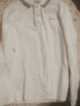 英氏（YEEHOO）女童polo衫兒童T恤中大童裝打底衫學(xué)院翻領(lǐng)長(cháng)袖上衣秋 白色 160 曬單實(shí)拍圖