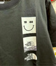 北面（The North Face）短袖T恤男女同款笑臉印花寬松透氣休閑半袖春夏新款 黑色 L /175 曬單實(shí)拍圖