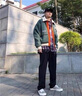 NASA MARVEL官方聯(lián)名休閑褲男束腳褲男士運動服春秋季潮流透氣有型不起球?qū)捤?A337-2028QK黑色 2XL (135斤-150斤) 曬單實拍圖