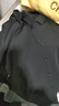 皮爾卡丹（pierre cardin）100桑蠶絲免燙抗皺男秋季彈力長(cháng)袖襯衫百搭休閑翻領(lǐng)中年透氣襯衣 2006長(cháng)袖(口袋)黑色 2XL 185/100A建議175-190斤 曬單實(shí)拍圖