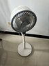 康佳（KONKA）空氣循環(huán)扇電風(fēng)扇家用風(fēng)扇智能語(yǔ)音臺式小風(fēng)扇八字搖頭立式渦輪換氣扇輕音電扇遙控落地扇 高度可升降【遙控款+可定時(shí)+3檔調節】 曬單實(shí)拍圖