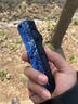 蘭利刃微技術(shù)蛇神蛇麟戶外戰(zhàn)術(shù)彈出伸縮直跳小刀高硬度D2鋼刀野外防身刀 微技術(shù)蛇神雷電星空【雙刃黑】 22cm-小于60°【贈戰(zhàn)術(shù)尼龍刀套】 曬單實拍圖