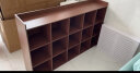 蔓斯菲尔（MSFE）儿童书架置物架书架落地储物格子柜客厅实木色书本收纳矮书柜书架 【推荐】120×60cm-橡木色 实拍图