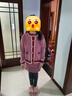 迪士尼（DISNEY）兒童女童套裝裙子加厚毛衣衫紅色拜年服23冬DB331TE17酒紅160 曬單實拍圖