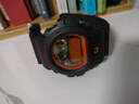 Mtin樹脂手表帶表殼配件男女針扣適用于Casio卡西歐G-shock GW6900 DW6900 6600 黑色紅字 曬單實(shí)拍圖