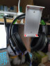 西伯利亚 K02BS2.4G真无线蓝牙游戏耳机头戴式手机低延迟电竞专用三模耳机台式电脑耳机麦克风二合一黑绿色 实拍图