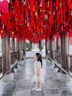 爾山集女童連衣裙漢服旗袍裙夏季洋氣公主裙周歲禮服中國風(fēng)女寶寶裙子 【110cm】 曬單實(shí)拍圖
