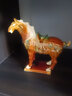 洛陽(yáng)唐三彩馬陶瓷馬馬擺件家居工藝禮品一馬當先馬到成功擺件馬上有錢(qián)對象 六--駿三彩紅（21*7*21cm） 曬單實(shí)拍圖