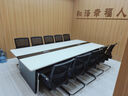 嘉航會(huì)議桌長(zhǎng)桌辦公會(huì)議室桌椅簡(jiǎn)易大小型洽談桌3米會(huì)議桌+10把椅H34 曬單實(shí)拍圖