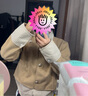 伊薇衣學(xué)院風(fēng)套裝女秋季2025新款氣質(zhì)假兩件短款長袖小西服百褶半身長裙 咖色上衣+咖半身裙【兩件套配領(lǐng)帶】 M 建議【100-110斤】 曬單實(shí)拍圖