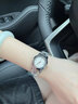 金仕盾手表女機械表高檔鑲鉆全自動(dòng)女士手表夜光防水女表 【女神】間金白面女+手鐲 曬單實(shí)拍圖
