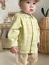 巴拉巴拉嬰兒襯衫長(cháng)袖寶寶上衣薄款秋裝文藝男童兒童 黃綠41122 80cm 曬單實(shí)拍圖