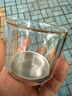 76主人杯茶杯銀底雙層耐熱高硼硅玻璃杯男主人杯綠茶水杯 【100ML】銀底主人杯 曬單實拍圖