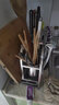 達(dá)派屋（DAPAI HOME）304不銹鋼刀架置物架廚房砧板鍋蓋刀具一體收納架臺(tái)面菜板放置架 304標(biāo)準(zhǔn)款-雙筷筒+砧板架 曬單實(shí)拍圖