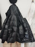 暖冬鴨鴨青少女生羽絨服初中女孩大學(xué)高中學(xué)生冬天穿女款新款冬季韓 黑色(羽絨) S (建議90-110斤) 曬單實(shí)拍圖
