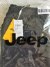 吉普（JEEP）短褲男夏季直筒寬松休閑五分褲子男士冰絲薄款中褲男褲 黑色 4XL 曬單實(shí)拍圖