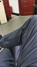 拓路者六扇門(mén)戶(hù)外軟殼褲男夏季運動(dòng)登山褲防風(fēng)防潑水休閑直筒寬松長(cháng)褲子 炭灰 三季款 M 曬單實(shí)拍圖