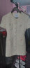 bebe2024春夏新款女士气质小香风圆领羊毛短袖连衣裙150001 米色 XS 晒单实拍图