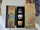 圣比姿中國風(fēng)茶杯伴手禮商務(wù)文創(chuàng)年會(huì)禮品生日禮物男士送父親退休紀(jì)念品 江山如畫三色主人杯高檔禮盒裝 送老師客戶員工同事獎(jiǎng)品 曬單實(shí)拍圖