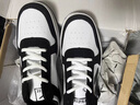 回力君男鞋春秋新款特大碼板鞋男空軍一號46透氣休閑運動(dòng)鞋男款47腳胖48 B12灰月低幫 46 (280mm) 曬單實(shí)拍圖