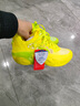 LI-NING KIDS 李寧兒童籃球鞋風(fēng)影2.0男大童25春季新款耐磨透氣實戰(zhàn)球鞋運動鞋 奇異果黃 (鴛鴦配色 鞋舌設(shè)計差異 38  內(nèi)長約24.9cm適合腳長23.9cm 曬單實拍圖
