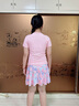 貴人鳥(niǎo)兒童泳衣女童分體女孩游泳衣2024新款中大童寶寶游泳裝備夏 淺粉色-分體裙褲 16【建議身高140-150cm】 曬單實(shí)拍圖