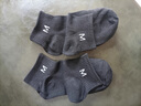 超媛男士襪子男短襪夏季純色休閑運動(dòng)字母M襪黑白灰系淺口船襪男 1雙【留言備注顏色】 1雙 曬單實(shí)拍圖