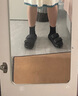 愛(ài)步（ECCO）拖鞋女外穿居家兩用 倪妮同款軟底泡芙鞋一字涼拖 科摩206663 HL 黑色20666301001 37 （偏小，建議選大一碼） 曬單實(shí)拍圖