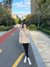 探路者（TOREAD）三合一沖鋒衣登山服戶外爬山旅行防水抗靜電抓絨內(nèi)膽保暖外套女 原木色 S 曬單實拍圖