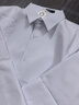 LAXSESU冬季男士長(cháng)袖襯衫加絨加厚保暖白色黑色商務(wù)西裝襯衣寸衫上衣男裝 白色 加絨 :【建議130-140斤內】 XL 曬單實(shí)拍圖