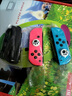 Nintendo Switch任天堂原裝二手switch紅外手柄joycon左右ns體感健身環(huán)amibo震動(dòng) 98*左邊（藍/灰）下單備注 不帶掛繩 曬單實(shí)拍圖
