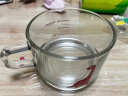 Glasslock进口钢化玻璃杯儿童牛奶早餐杯耐热可加热带刻度杯子粉色恐龙杯  实拍图