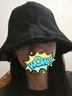 妙奕嘉漁夫帽女大頭圍秋冬帽子休閑簡(jiǎn)約牛仔漁夫帽減齡圓帽顯臉小盆帽 毛邊漁夫帽【黑色】 曬單實(shí)拍圖