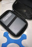 鉑優(yōu)2.5英寸移動(dòng)硬盤(pán)包數碼收納包西數保護套移動(dòng)電源包保護套硬皮質(zhì)防震包 深藍色 曬單實(shí)拍圖
