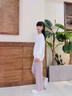 艾卡諾 I.KARNOW女童褲子春秋兒童2025新款秋裝運動闊腿褲女大童秋季女孩直筒衛(wèi)褲 15188紫色【棉質(zhì)·糯米褲】 160 （尺碼大，建議拍小一碼） 曬單實拍圖